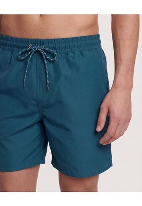 Ropa De Playa Para Hombre Pantaloneta De Baño Corta Color Azul Marca Ostu #60270058