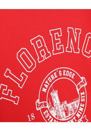 Camiseta Para Mujer Manga Corta Color Rojo Marca Ostu #40092017