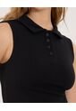 Polo Para Mujer Manga Sisa Color Negro Marca Ostu #40110183 de Ostu