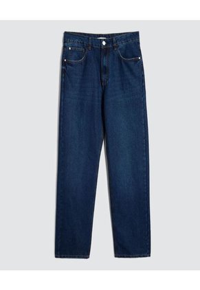 Jean Para Hombre Loose Color Azul Oscuro Marca Ostu #60160405