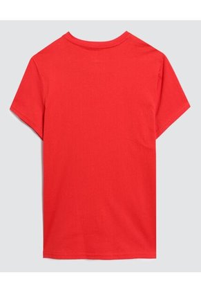 Camiseta Para Mujer Manga Corta Color Rojo Marca Ostu #40092017