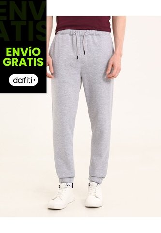Pantalón Para Hombre Jogger Color Gris Marca Ostu #60070514 Ostu