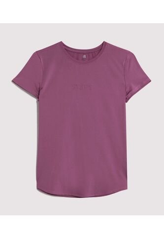 Camiseta Para Mujer Manga Corta Cuello Redondo Color Morado Marca Ostu #40092660 Ostu