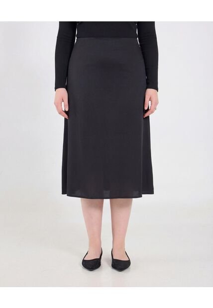 Falda  Para Mujer Largo Color Negro Marca Ostu #40140196