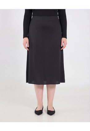 Falda Para Mujer Largo Color Negro Marca Ostu #40140196