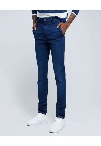 Jean Para Hombre Slim Color Azul  Marca Ostu #60160328