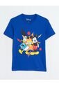 Camiseta  Infantil Niño Manga Corta Cuello Redondo Color Azul Marca Ostu #80090323 de Ostu