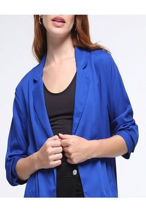 Chaqueta Para Mujer Desestructurada Color Azul Marca Ostu #40080148