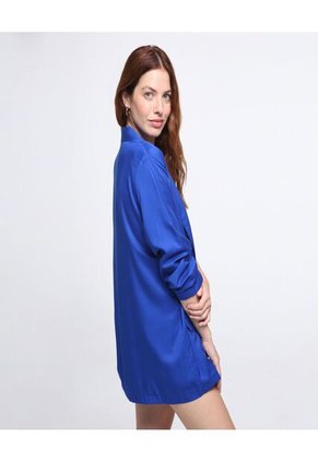 Chaqueta Para Mujer Desestructurada Color Azul Marca Ostu #40080148