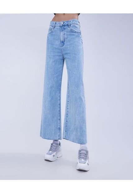 Jean Para Mujer Culotte Color Azul Claro Marca Ostu #40160410