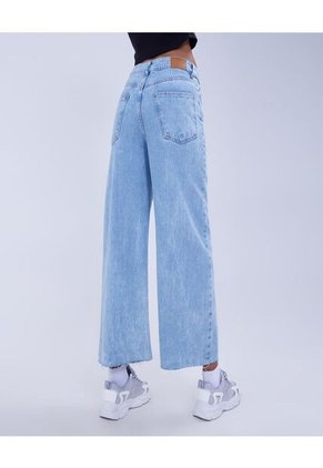 Jean Para Mujer Culotte Color Azul Claro Marca Ostu #40160410