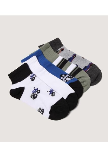 Medias Infantil Niño Tobillera Color Negro Marca Ostu #80980155
