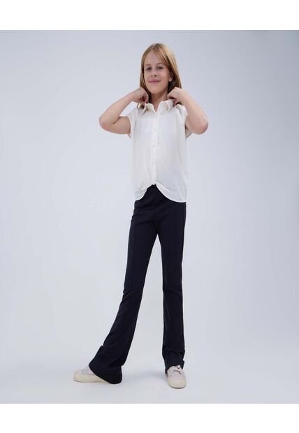 Leggins Para Niña Largo Color Negro Marca Ostu #90230103