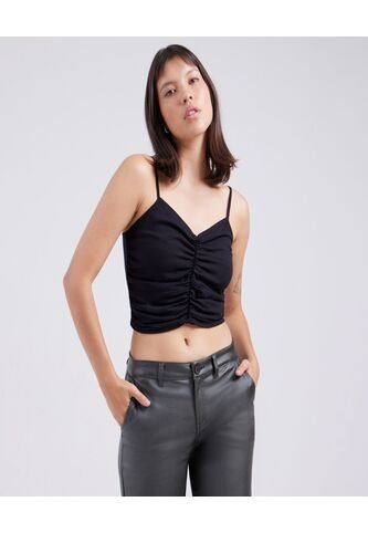 Blusa Para Mujer Manga Sisa Color Negro Marca Ostu #40120871 Ostu