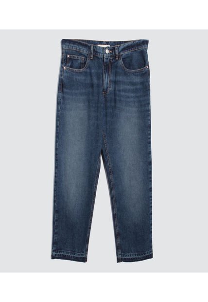 Jean Para Mujer Straight Color Azul  Marca Ostu #40160417