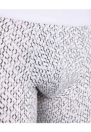 Boxer Para Hombre Filete Medio Color Blanco Marca Ostu #60000440