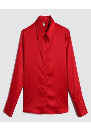 Camisa Para Mujer Manga Larga Color Rojo Marca Ostu #40010179