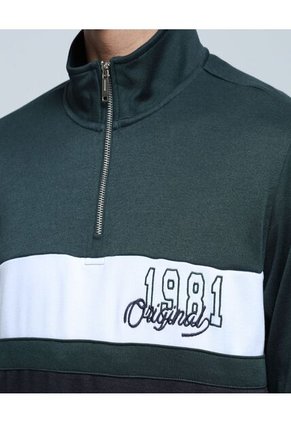 Buzo Para Hombre Cuello Alto O Cuello Tortuga Color Verde  Marca Ostu #60060410