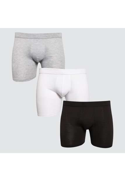 Boxer Para Hombre Filete Medio Algodón Color Pack X Marca Ostu #60000382