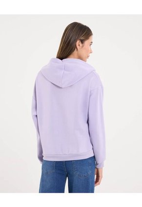 Buzo Para Mujer Hoodie Color Lila Marca Ostu #40060503