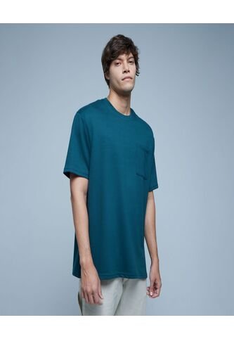 Camiseta Para Hombre Manga Corta Color Verde  Marca Ostu #60091222 Ostu