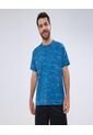 Camiseta Para Hombre Manga Corta Color Azul  Marca Ostu #60091355 de Ostu