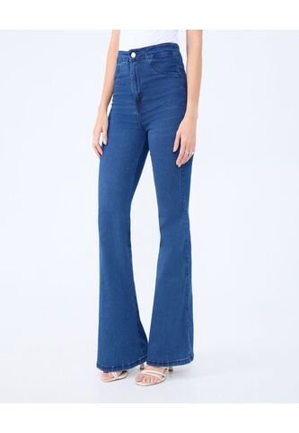 Jean Para Mujer Jeggings Flare Color Azul Marca Ostu #40160530 Ostu