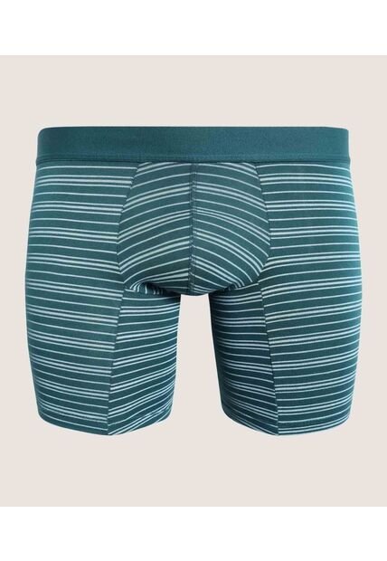 Boxer Para Hombre Filete Medio Algodón Color Verde Marca Ostu #60000510