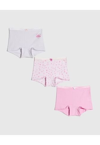 Boxer Para Niña  Color Pack X Marca Ostu #90180074 Ostu