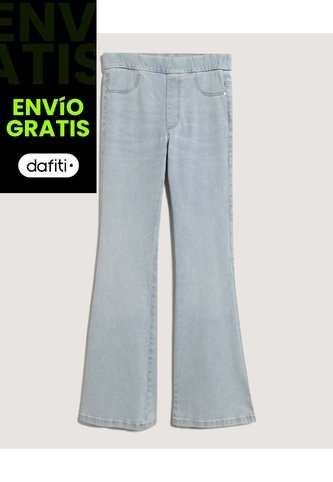 Jean Para Mujer Jeggings Flare Color Azul Marca Ostu #40160613 Ostu