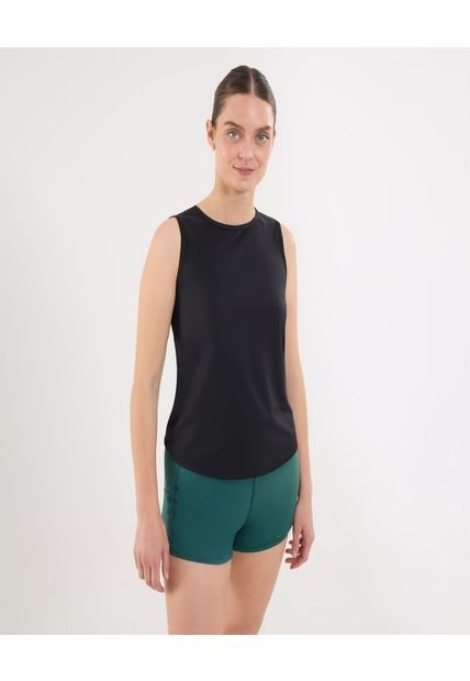 Camiseta Para Mujer Manga Sisa Cuello Redondo Color Negro Marca Ostu #40092450
