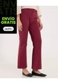 Pantalón Para Mujer Moda Color Vino Marca Ostu #40070829 de Ostu