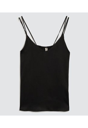 Top Para Mujer Cuello V Color Negro Marca Ostu #40220357