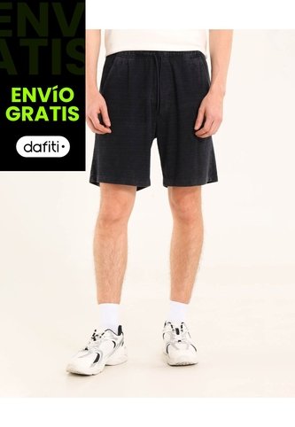Bermuda Para Hombre Jogger Corto Color Azul Marca Ostu #60100448 Ostu
