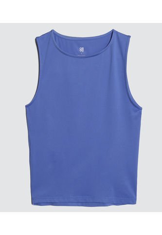 Crop Top Para Mujer Manga Sisa Color Celeste Marca Ostu #40092148 Ostu