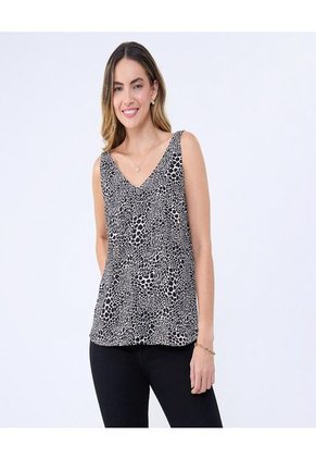 Blusa Para Mujer Manga Sisa Color Negro Marca Ostu #40121116