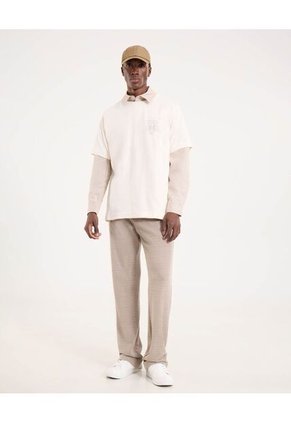 Pantalón Para Hombre Jogger Color Beige Marca Ostu #60070499