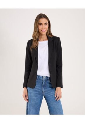 Blazer Para Mujer Blazer Color Negro Marca Ostu #40400013