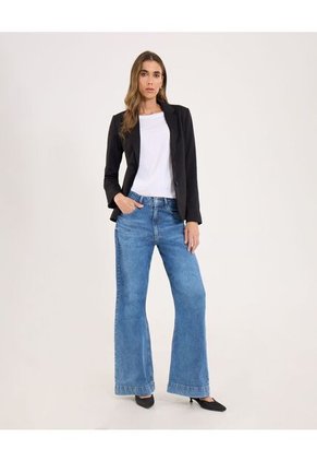 Blazer Para Mujer Blazer Color Negro Marca Ostu #40400013