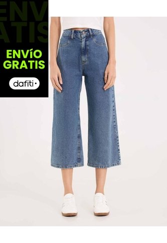 Jean Para Mujer Culotte Color Azul Marca Ostu #40160596 Ostu