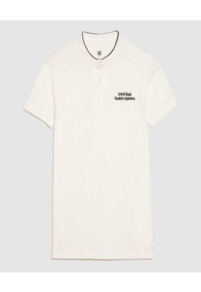 Polo Para Niño Manga Corta Color Crema Marca Ostu #80110095