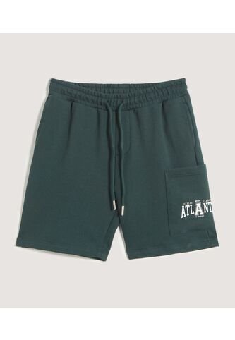 Bermuda Infantil Niño Regular Corto Color Verde Marca Ostu #80100062 Ostu