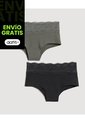 Panty Para Mujer Cachetero Color Negro Marca Ostu #40800104 de Ostu