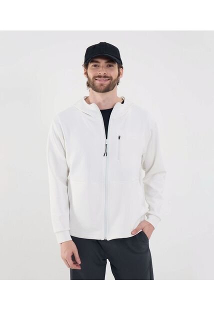 Buzo Para Hombre Zipper Color Crema Marca Ostu #60060506