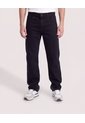 Jean Straight Clásico  Para Hombre Negro Ostu de Ostu