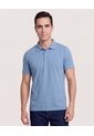 Polo Basica  Para Hombre Azul Ostu de Ostu