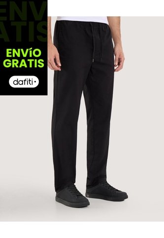 Pantalón Para Hombre Jogger Color Negro Marca Ostu #60070484 Ostu
