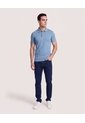 Polo Basica  Para Hombre Azul Ostu de Ostu