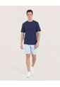 Camiseta Regular  Para Hombre Azul Ostu de Ostu