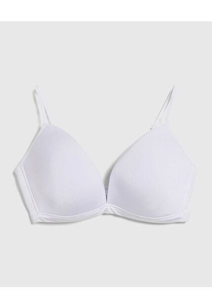 Brasier Para Mujer Copa Triangular Color Blanco Marca Ostu #40830042
